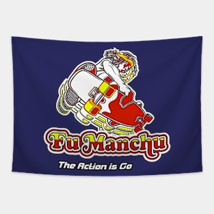 Fu Manchu - The action is go Tapestry