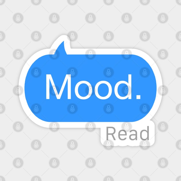 Mood Text Magnet by StickSicky