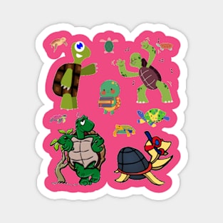 Cool turtles Magnet