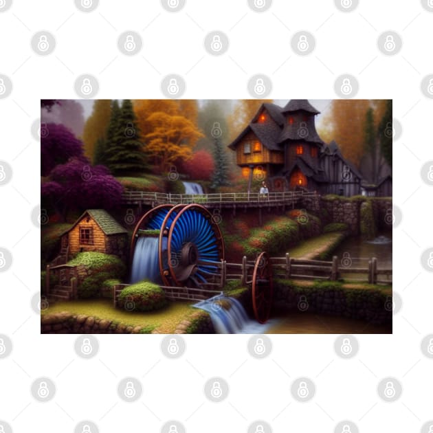 Pleasant Watermill by PaigeCompositor