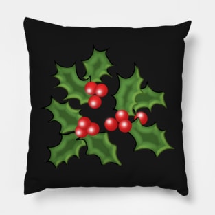 Pretty Holly Berries Pillow