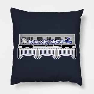 Bronx Bombers Subway Car Pillow