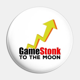 Game Stonk to the Moon Pin