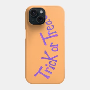 Purple Trick or Treat Smile Phone Case