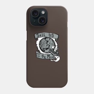 Sail Us to the Moon - Radiohead Illustrated Lyrics Phone Case