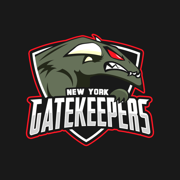 New York Gatekeepers (Black Print) by Miskatonic Designs