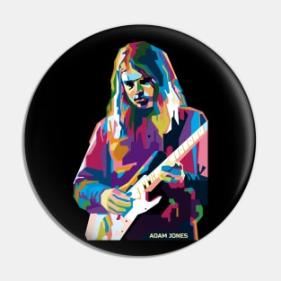 Abstract Guitarist Adam Jones in WPAP Pin