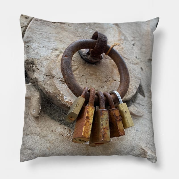 Rings of Love Pillow by Rustic Portal