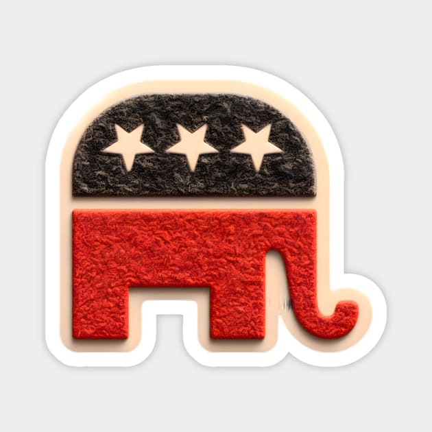 Republican party Magnet by Sobalvarro