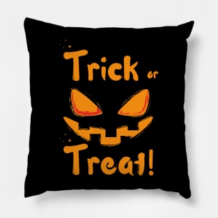 Halloween trick or treat ghost Pillow