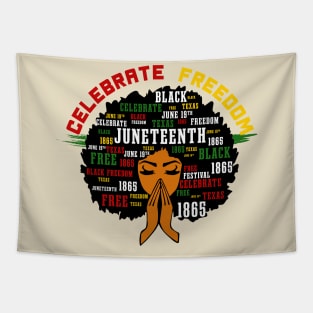 Juneteenth Celebrate Freedom Tapestry