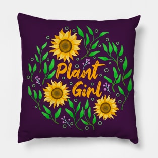 Plant Girl Pillow