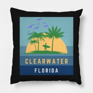 Clearwater Beach Florida Pillow