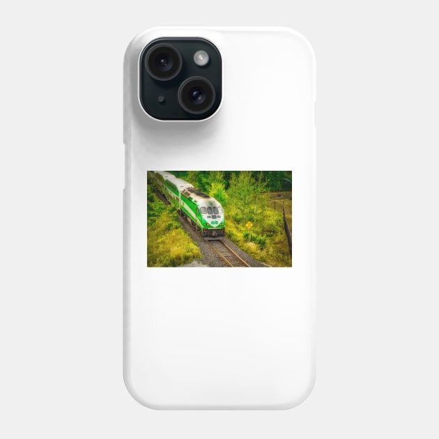 Go Train On Tracks 1 Phone Case by Robert Alsop