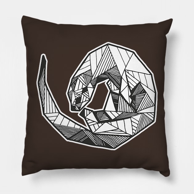 Tribal Otter Pillow by LeCouleur