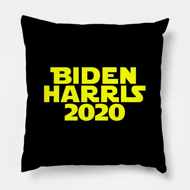 Biden Harris 2020 Sci Fi Design Pillow by  magiccatto