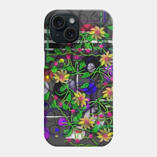 Abstract floral composition Phone Case