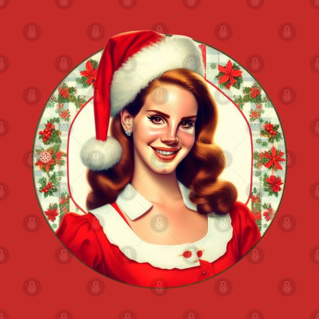 Lana Del Rey - Christmas by Tiger Mountain Design Co.