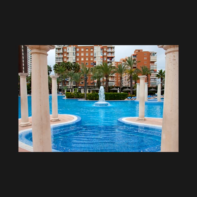 Solana Hotel Swimming Pool Benidorm Spain by AndyEvansPhotos