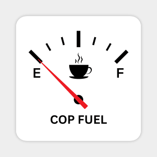 Cop Fuel Gauge Magnet