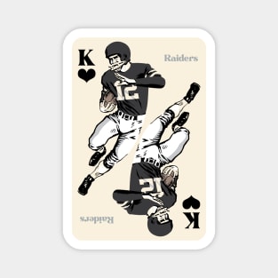 Las Vegas Raiders King of Hearts Magnet