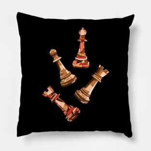 Chess pieces Pillow
