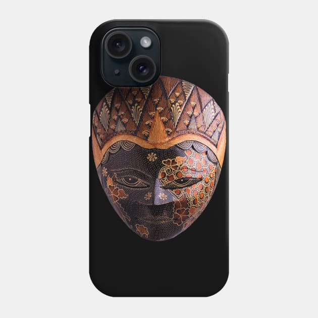 batik masks Phone Case by malam bantu aku