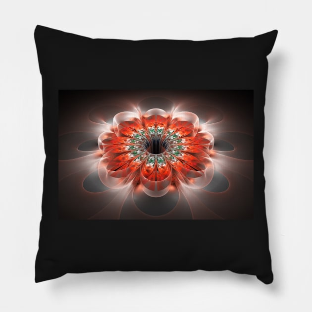 Crystal flower Pillow by krinichnaya