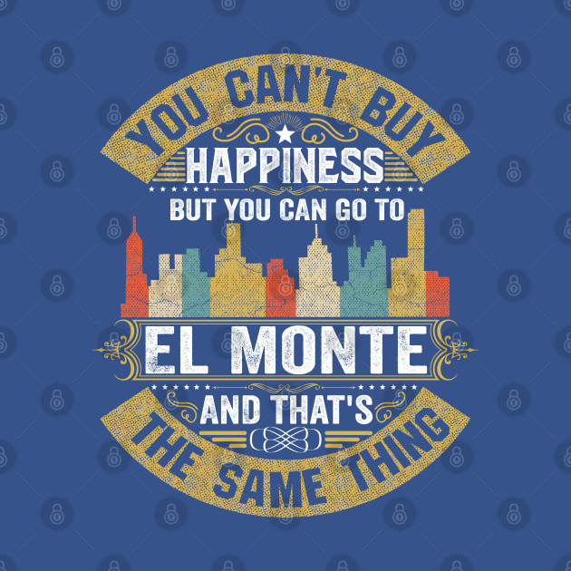 Discover El Monte City California State USA Flag Native American - El Monte City - T-Shirt