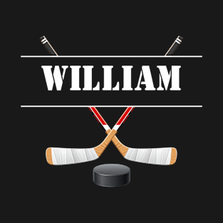 William Birthday Hockey T-Shirt