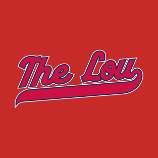 St. Louis 'The Lou' Script Baseball Fan Shirt – Must-Have for Missouri Sports Fans T-Shirt