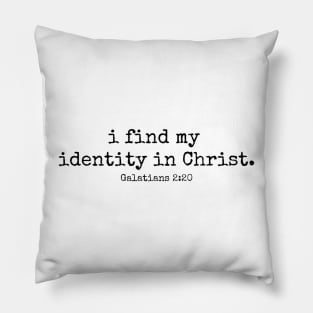 Identity in Christ Pillow