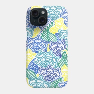 Blue and Yellow Garden Phone Case