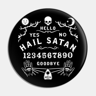 Hail Satan Ouija Board Pin