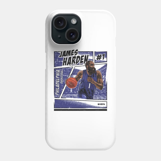 James Harden Philadelphia Comic Phone Case by danlintonpro