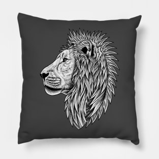 Asiatic lion Pillow