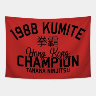 1988 Kumite Champion (BLACK) Tapestry