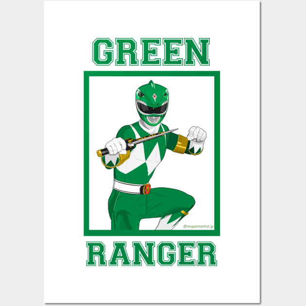 Green Dragonzords Tommy Oliver Power Rangers Baseball Jersey