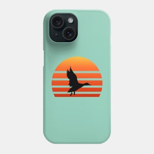 Duck and Retro Sunset Phone Case