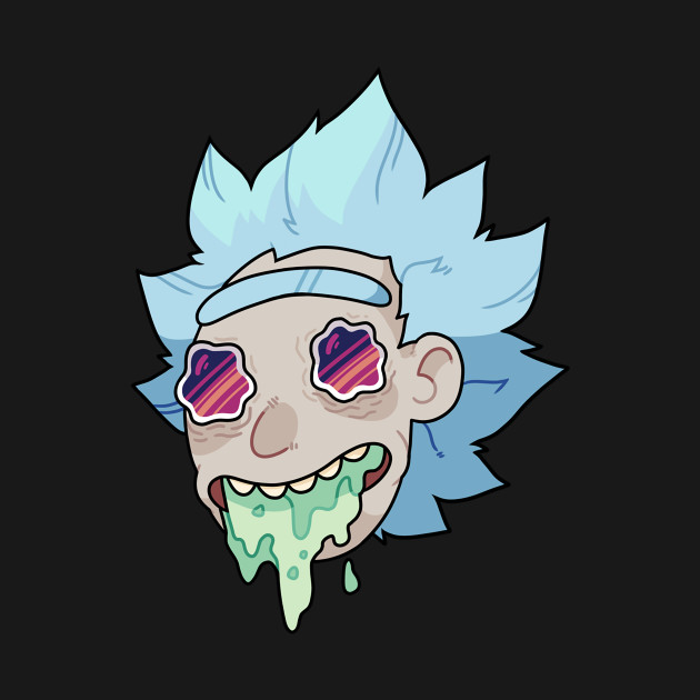 Rick And Morty Funny Rick Sanchez Zombie Design Gift Idea - Rick And ...