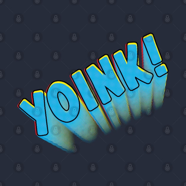 Yoink! Blue Halftone by deancoledesign