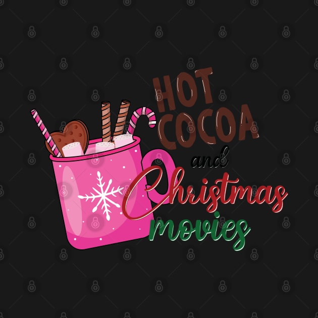 Hot Cocoa and Crhistmas Movies by Velvet Love Design 