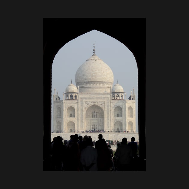 Taj Mahal Through The Gate by Carole-Anne