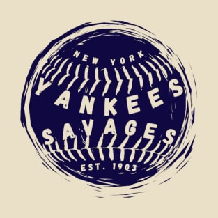 YANKEES SAVAGES BASEBALL TEAM T-Shirt