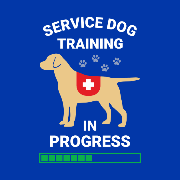 Yellow Lab Service Dog in Training by RogerTheCat