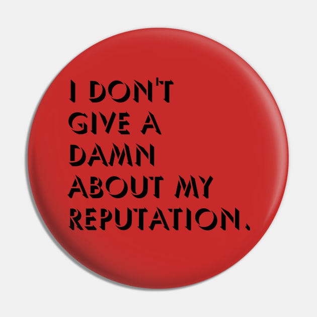 Bad Reputation Pin by xxtinastudio