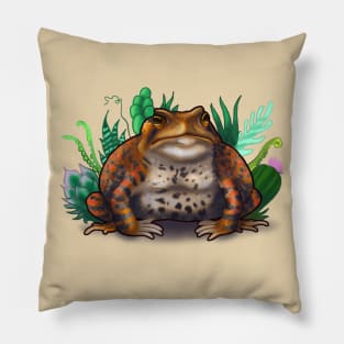 Succulent Toad Pillow