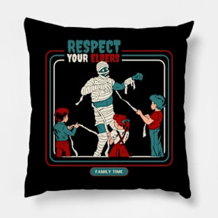 Fun and Games with Mummy, Always Remember to Respect Your Elders Pillow