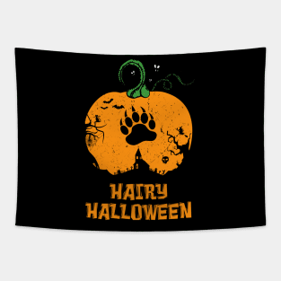 Hairy Halloween Gay Bear Paw Tapestry