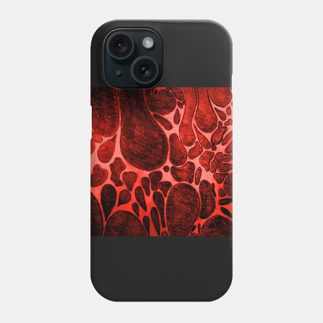 BURNT ORANGE NEON  WORLD WIDE WEB Phone Case by neilstuartcoffey